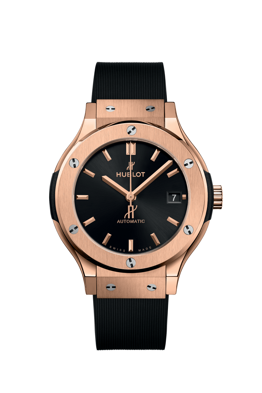 Hublot Classic Fusion with Black Dial in Rose Gold 38mm