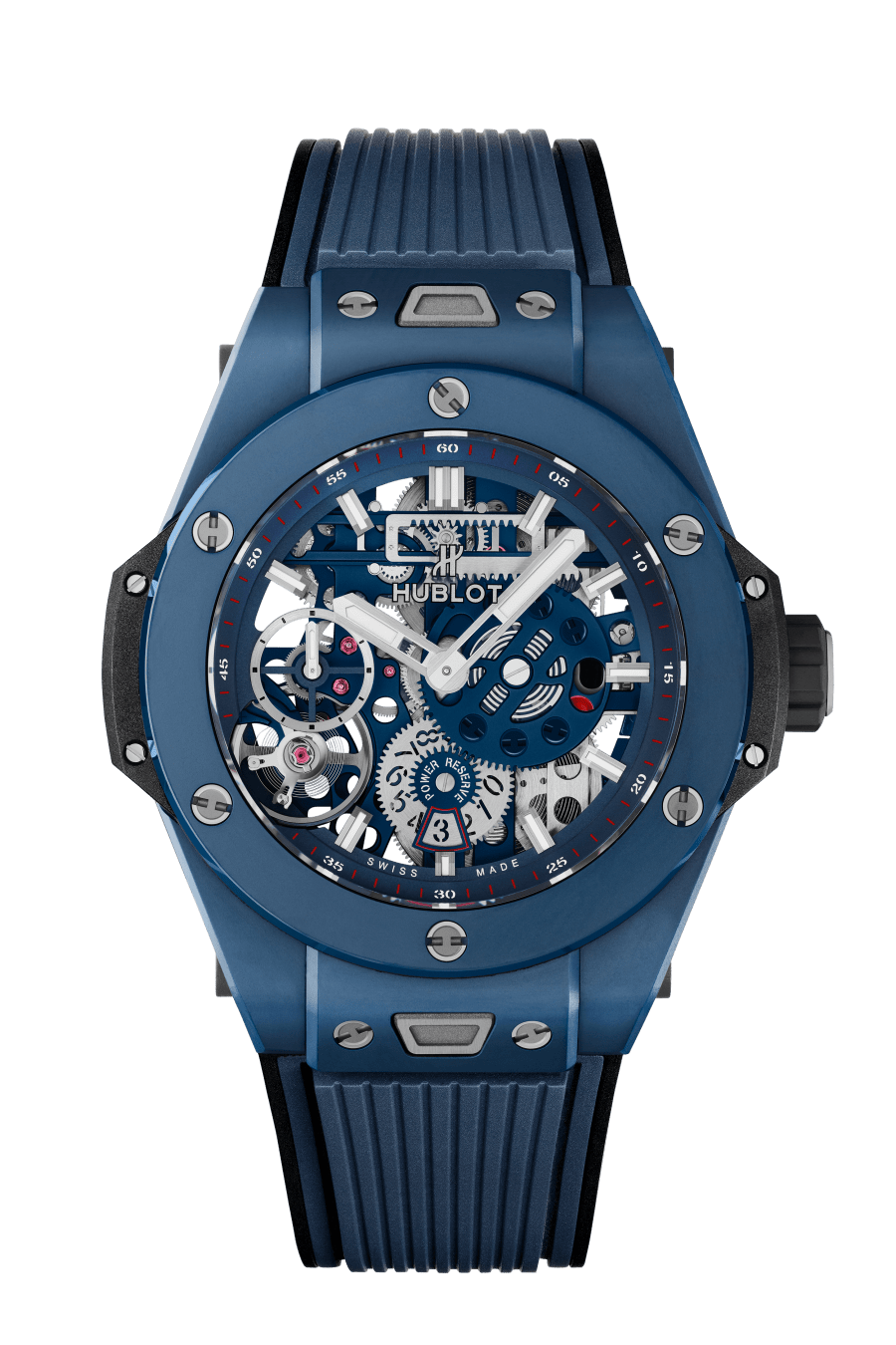 Hublot Big Bang Meca 10 in Blue Ceramic 45mm Diamonds International